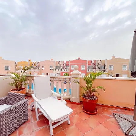 Townhouse In Peaceful Mar, Heated Pool, Parking! Pm6 * Palm-mar