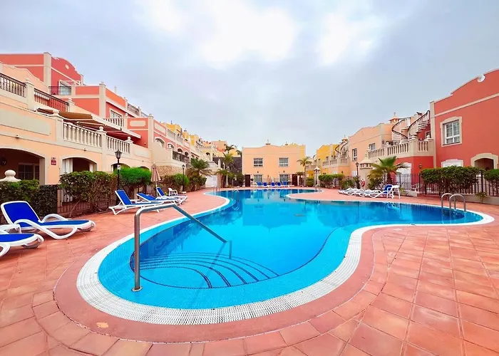 Townhouse In Peaceful Mar, Heated Pool, Parking! Pm6 Palm-mar